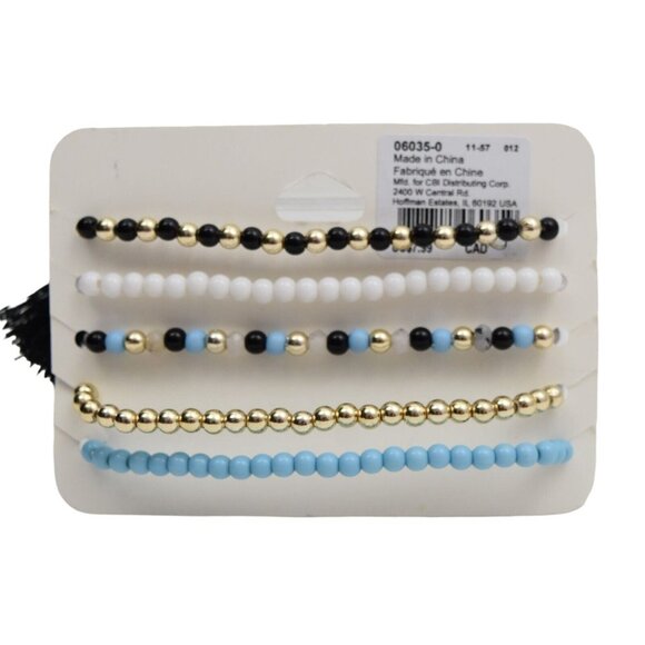 Claires Bracelets Stretch Beaded Inspire Dream Make Memories Graduation 5 total - Picture 2 of 2